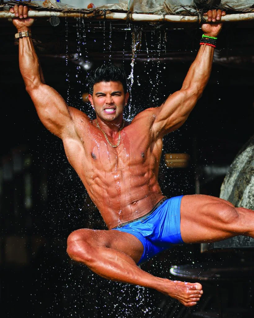 Sahil Khan in the gym