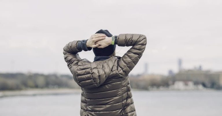 Man Suffers From Winter Exhaustion