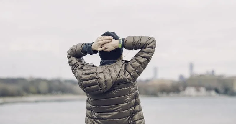 Man Suffers From Winter Exhaustion