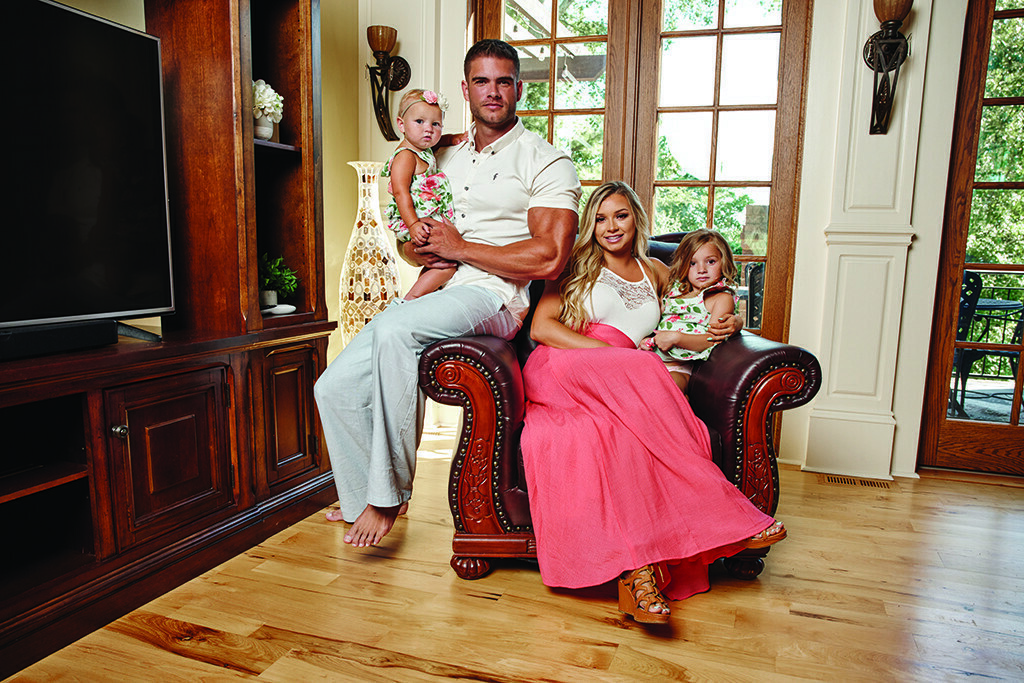 Colin Wayne and his family