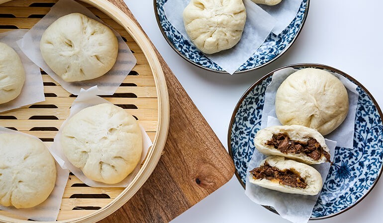 Venison bao buns recipe