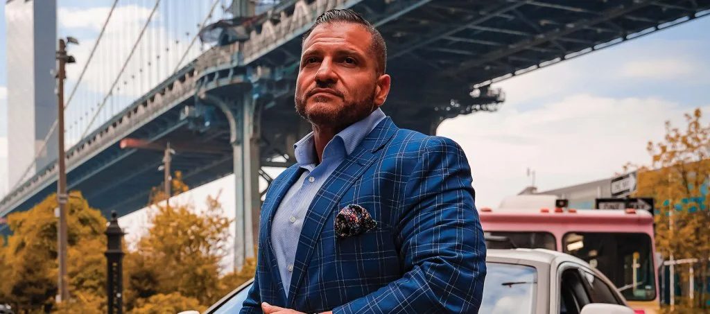 Businessman outside
