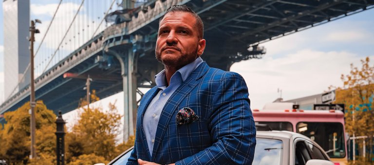 Businessman outside