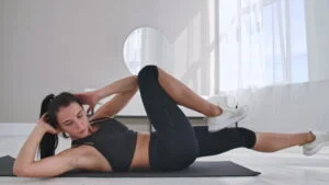 Bicycle crunches