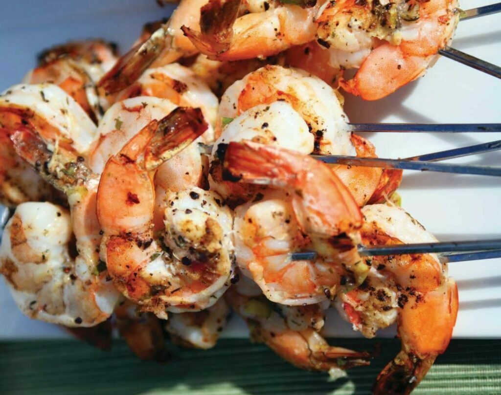 Stephanie Harris-Uyidi's Jamaican jerk shrimp