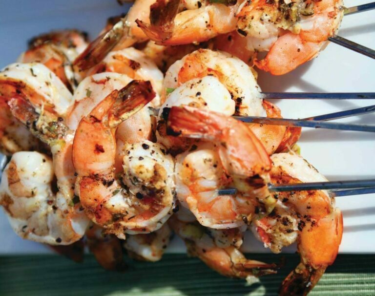 Stephanie Harris-Uyidi's Jamaican jerk shrimp