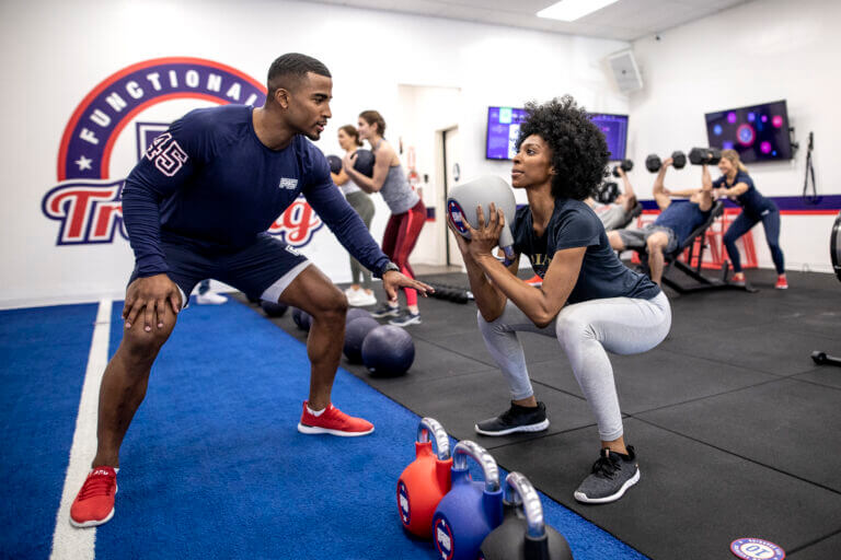 Gym class at F45