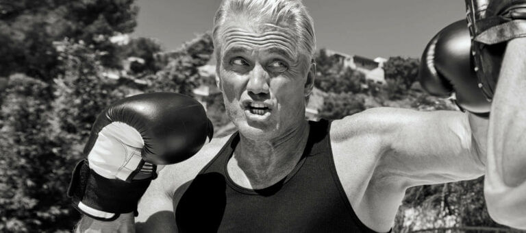 Dolph Lundgren boxing