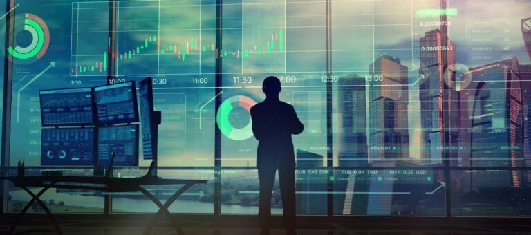Man learning how to pick stocks