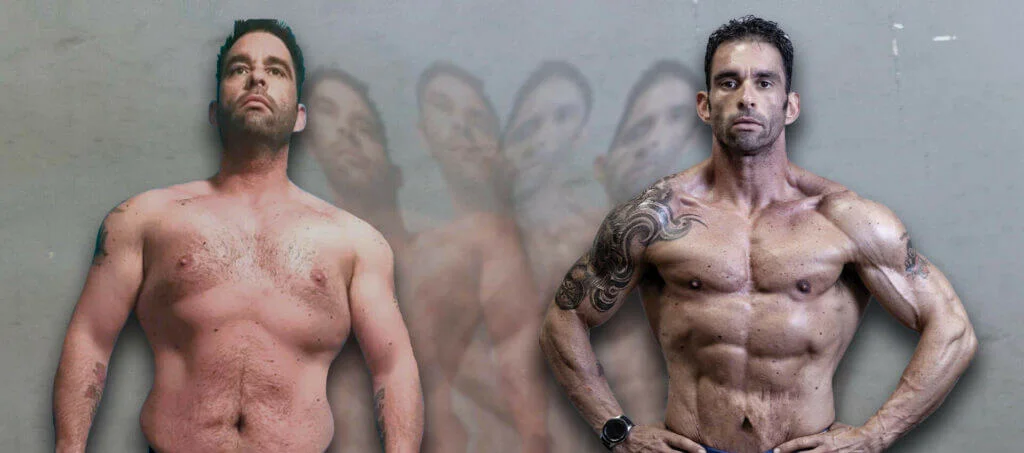 Weight loss before and after