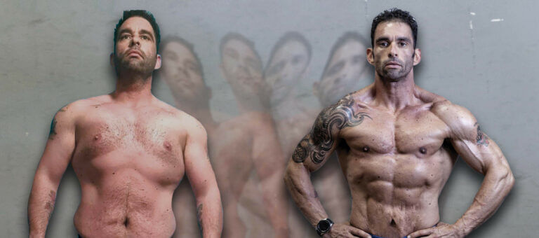 Weight loss before and after