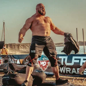 Strongman celebrates competition win