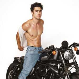 Darren Barnet with his top off