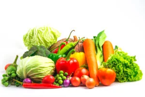 Pile of healthy vegetables