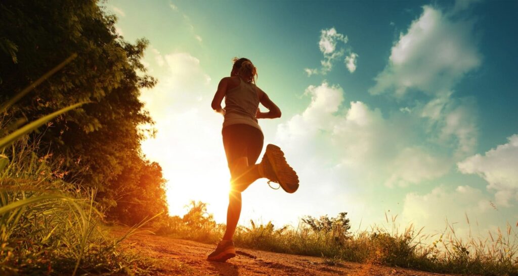 Woman running