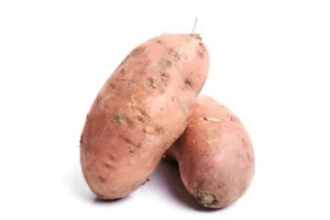 Two sweet potatoes