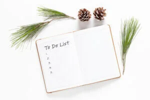 Whiteboard with to-do list on it