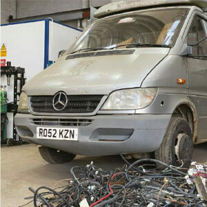 Max McMurdo renovates an ambulance