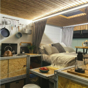 Up-cycled motorhome