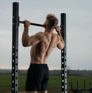 Tom Kemp wide grip pull ups