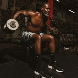 Curtiss Cook dumbbell workout
