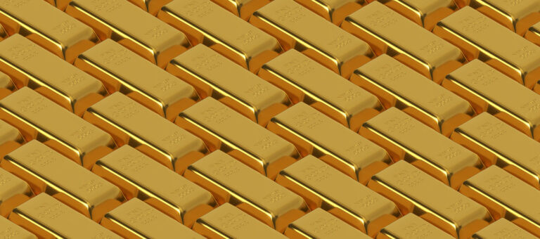 Stack of gold bars