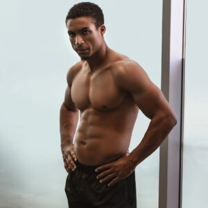 Greg topless and in shape