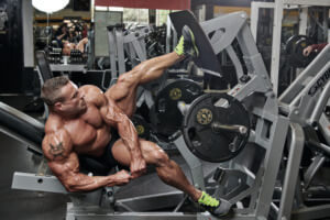 twisted single-leg presses