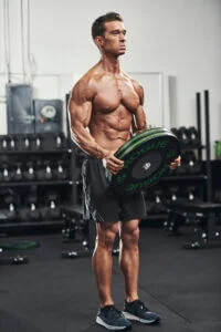 Double Plated Curls drop set to Single Plate Curls