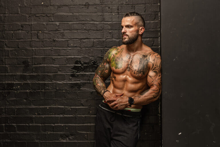 Carl's body after shedding weight