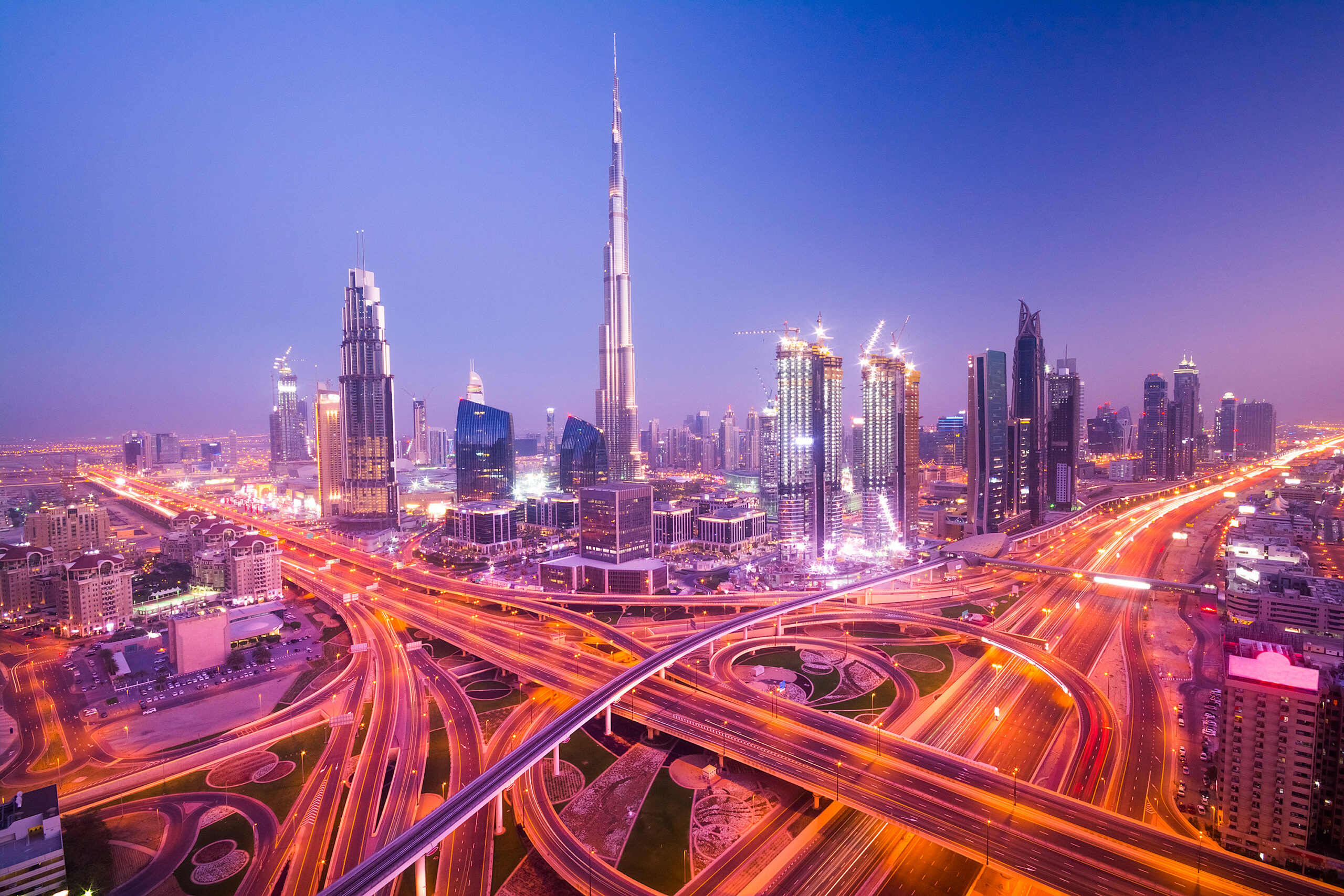 Dubai city skyline