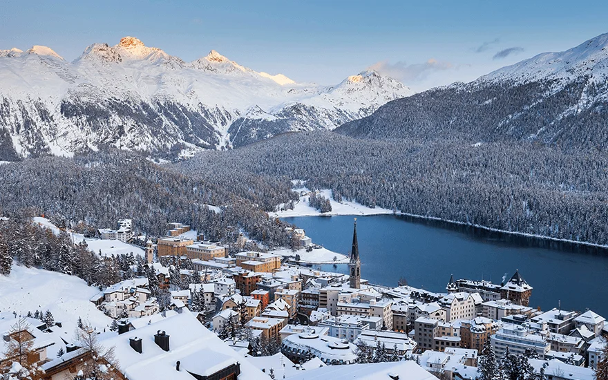 St Moritz Ski Resort Switzerland