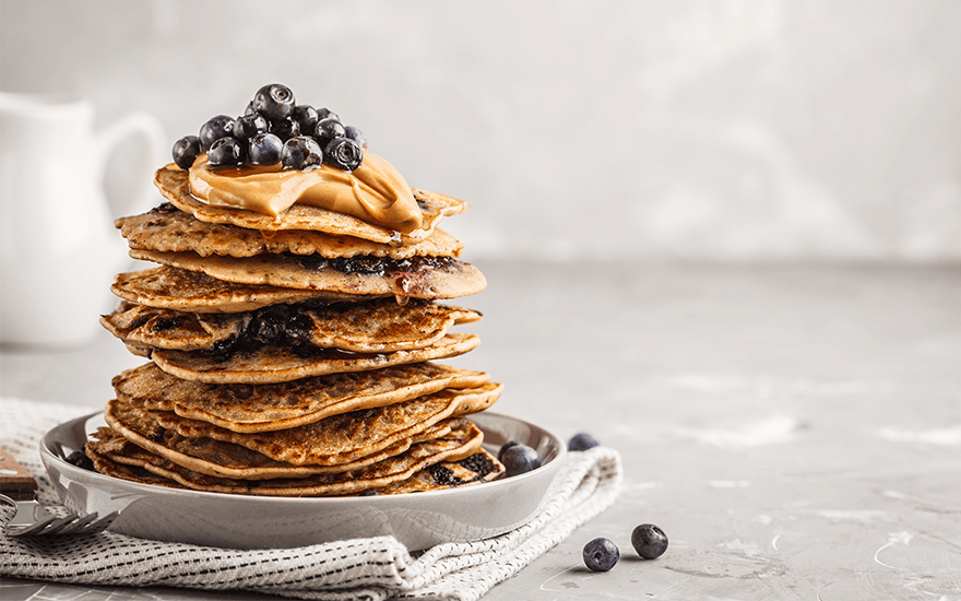Bulking Breakfast Protein Pancakes