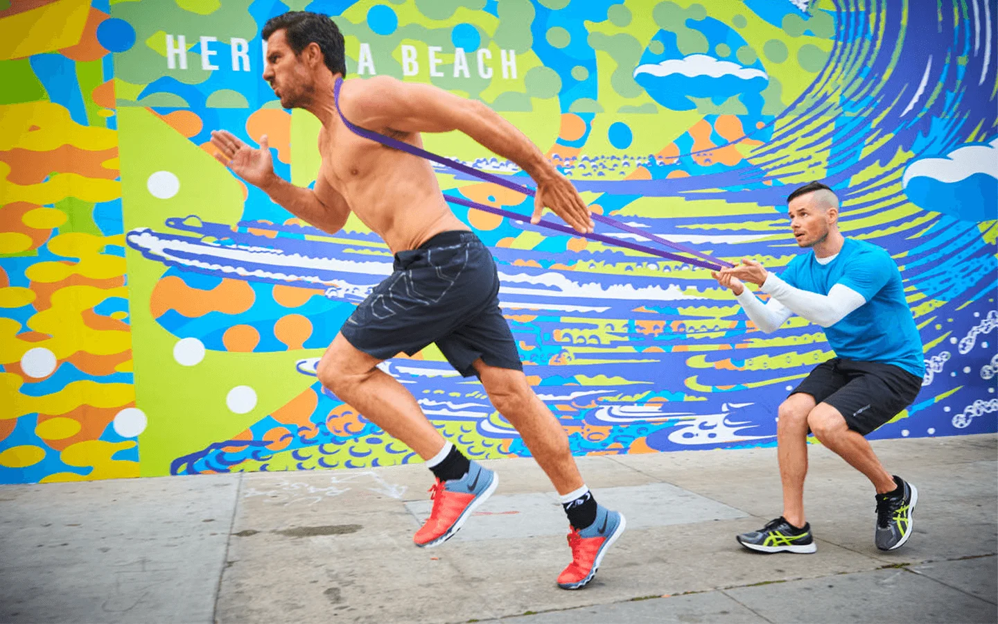 Ed Quinn Resistance band sprints