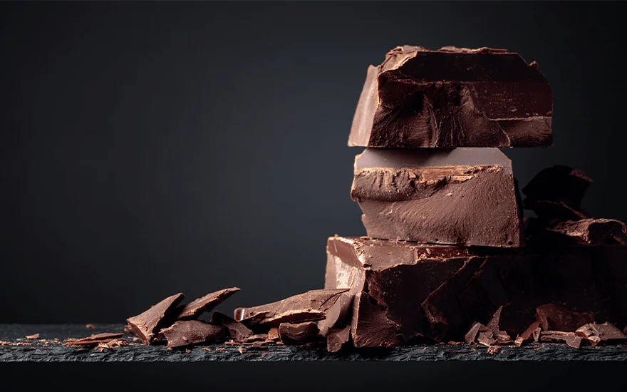 Chocolate and Protein Chocolate and Hazelnut Squares