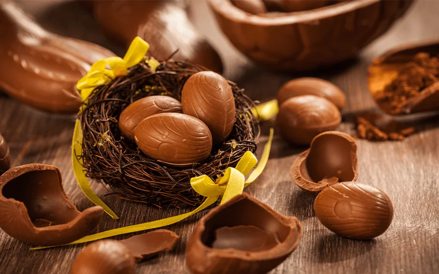 Cocoa+ Large Dark Protein Chocolate Easter Egg
