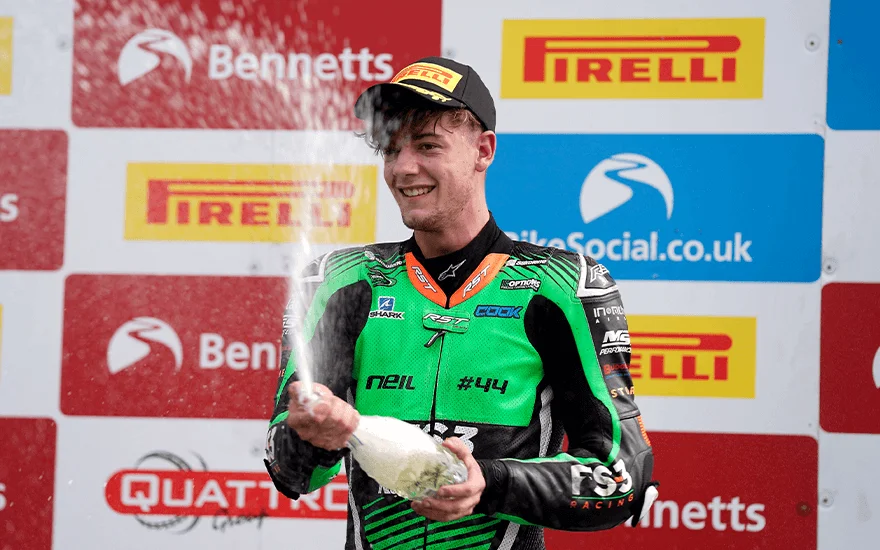 Max Cook Superbike Win