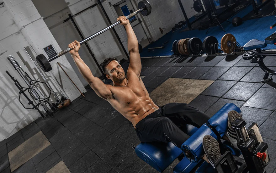 Spencer Matthews Overhead Sit-up