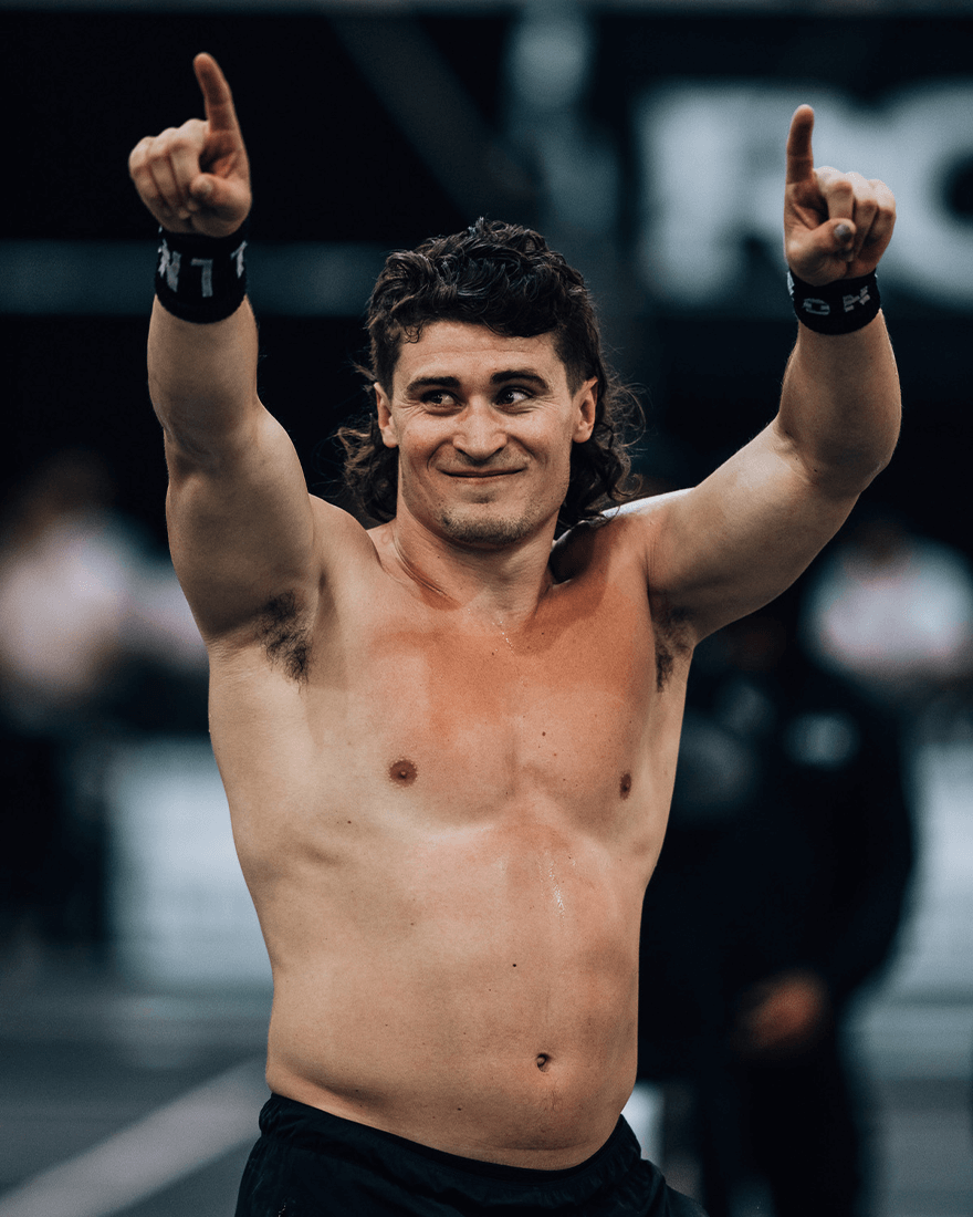 Celebrating fitness win