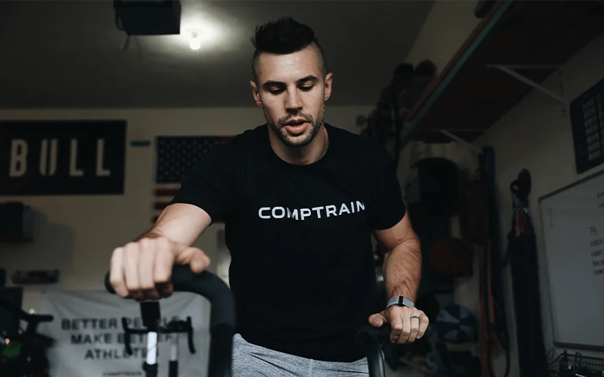 CompTrain Crossfit participant exercising