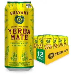 Guayaki Yerba Mate Enlighten Mint High Energy Drink