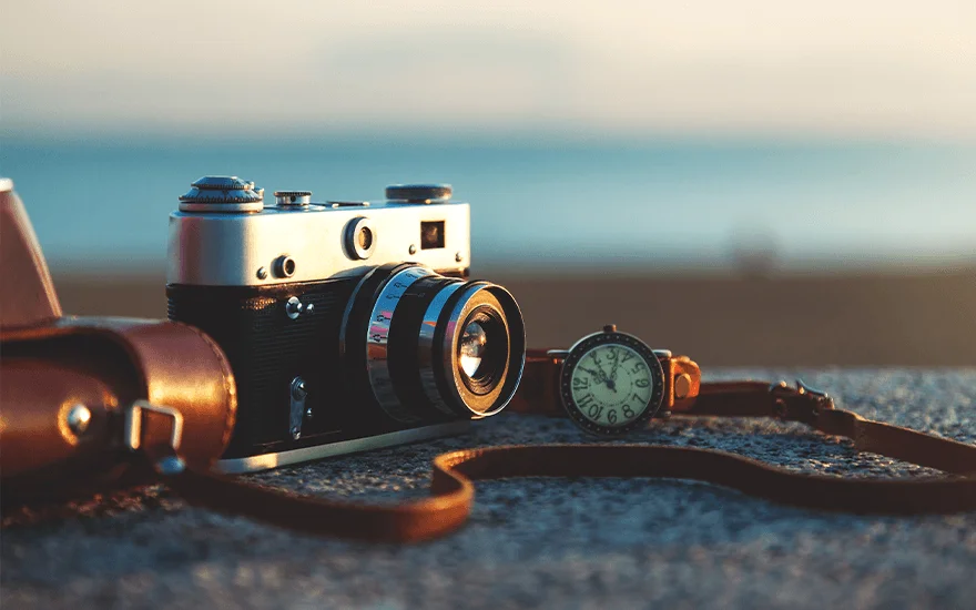 Retro vintage camera