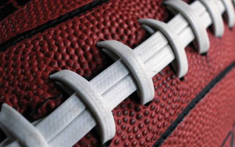 Close up of american football ball - Best sports documentaries