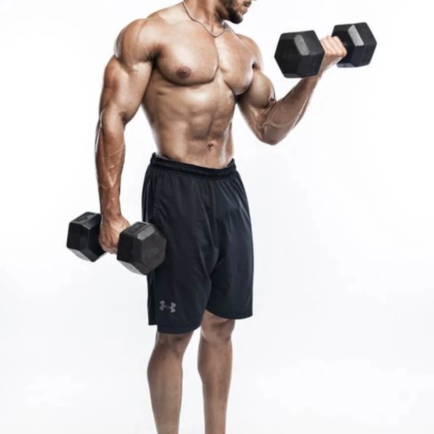 Alternating bicep curls