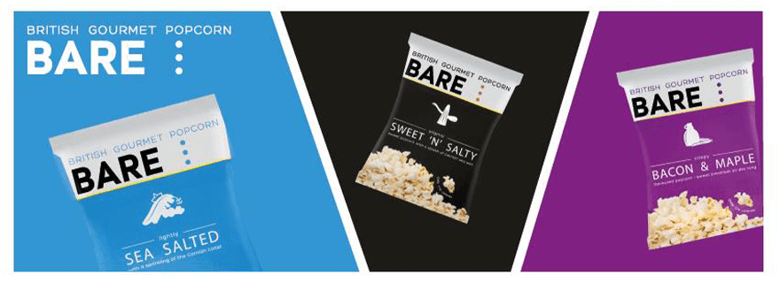 bare popcorn snack