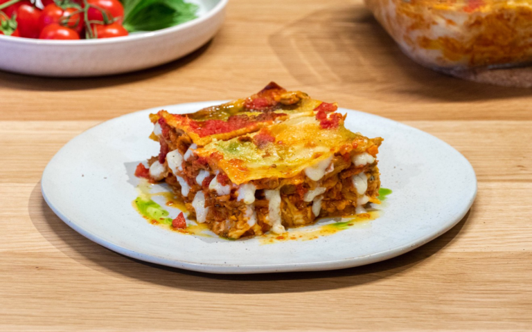 Meatless Monday lasagne