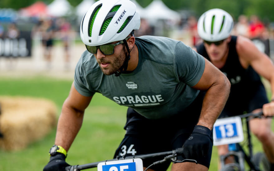 Athletic cyclist