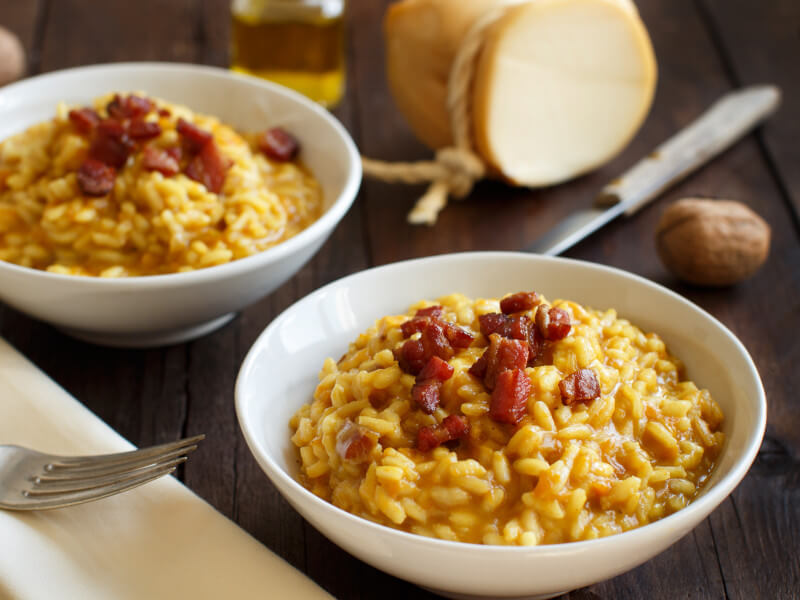 pumpkin risotto