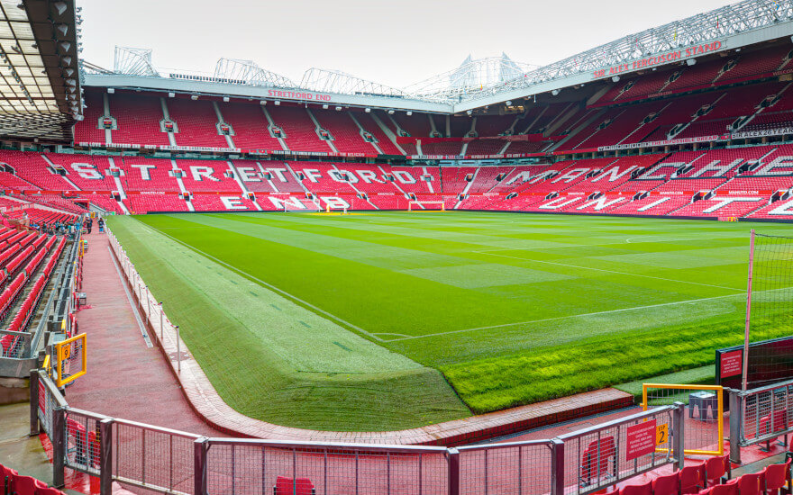 Old Trafford football stadium